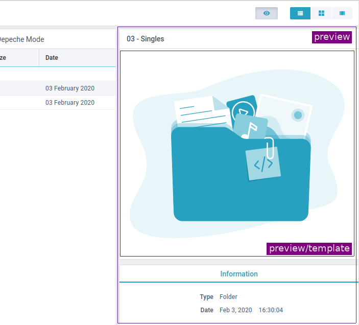 Webix File Manager 7.2 Class maps