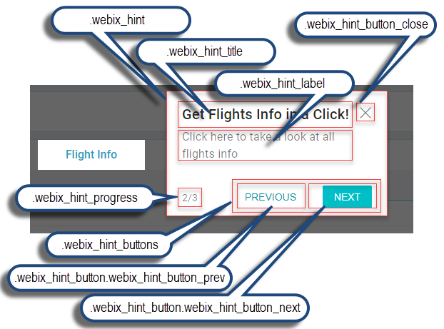 Webix Hint basic use